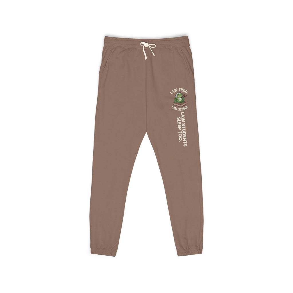 Law Students Sleep Too Comfort Colors Sweatpants, Dark Colors | Law Frog RN Esq.
