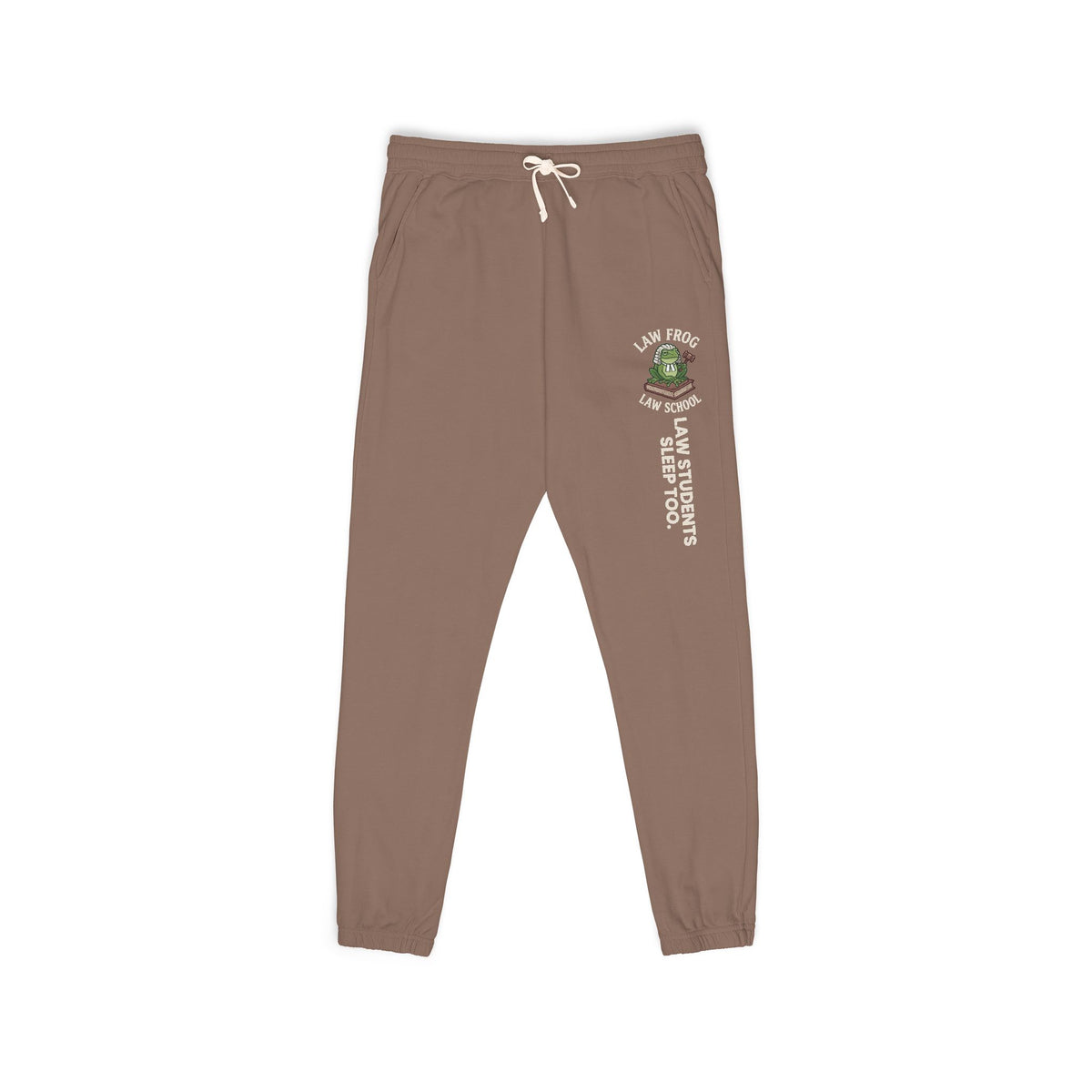 Law Students Sleep Too Comfort Colors Sweatpants, Dark Colors | Law Frog RN Esq.