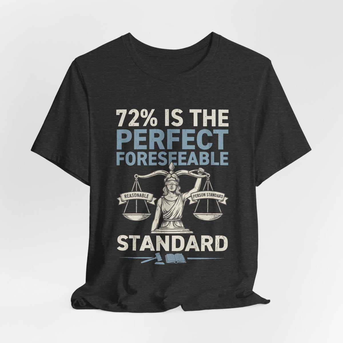 72% Is the Perfect Foreseeable Standard Law School Tee | Law Frog RN Esq.