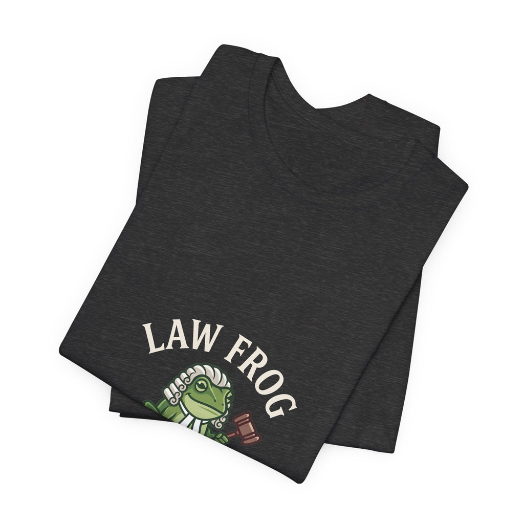 Law Frog Law School Logo Tee, Dark Colors | Law Frog RN Esq.