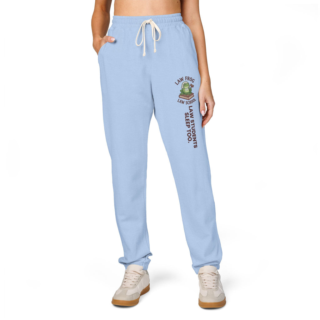Law Students Sleep Too Comfort Colors Sweatpants | Law Frog RN Esq.