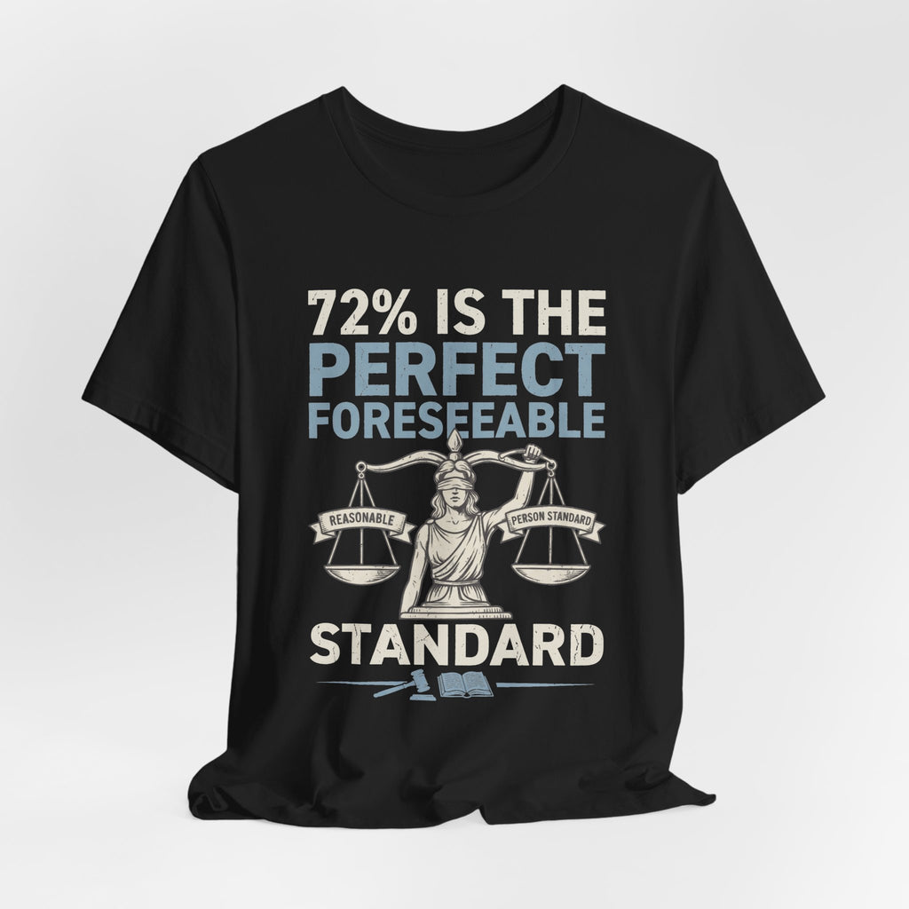 72% Is the Perfect Foreseeable Standard Law School Tee | Law Frog RN Esq.