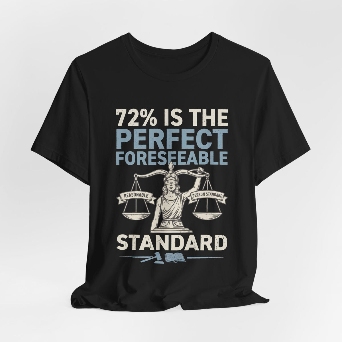 72% Is the Perfect Foreseeable Standard Law School Tee | Law Frog RN Esq.