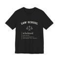 Law School Whelmed Definition Tee, Dark Colors | Law Frog RN Esq.