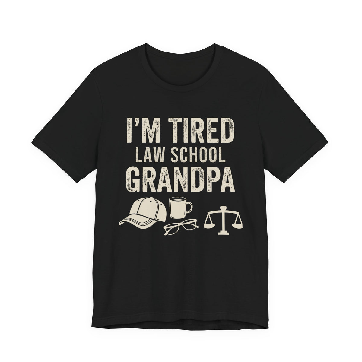 I'm Tired Law School Grandpa Tee | Law Frog RN Esq.