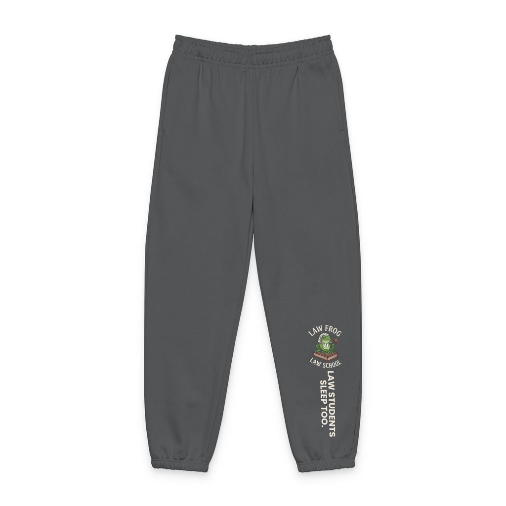 Law Students Sleep Too Heavyweight Sweatpants, Dark Colors | Law Frog RN Esq.