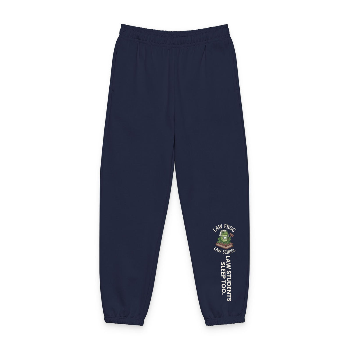 Law Students Sleep Too Heavyweight Sweatpants, Dark Colors | Law Frog RN Esq.
