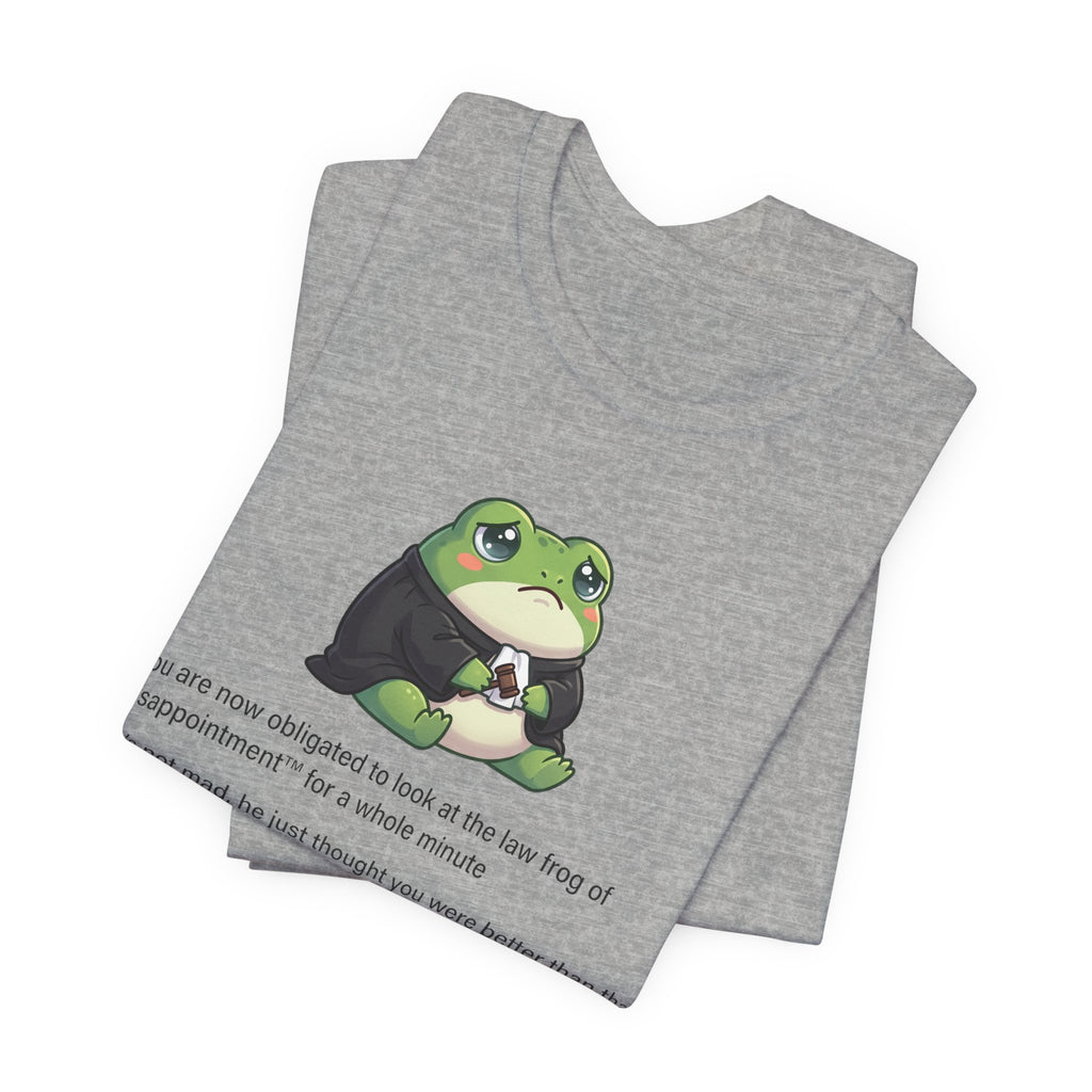 Law Frog of Disappointment Tee | Law Frog RN Esq.