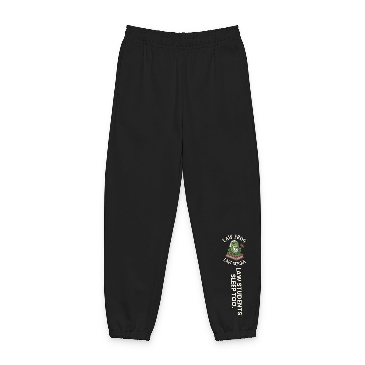 Law Students Sleep Too Heavyweight Sweatpants, Dark Colors | Law Frog RN Esq.
