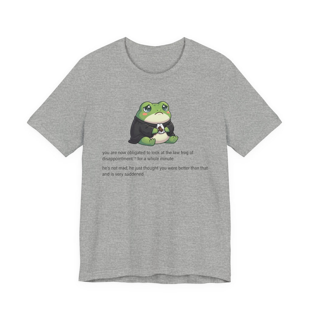 Law Frog of Disappointment Tee | Law Frog RN Esq.