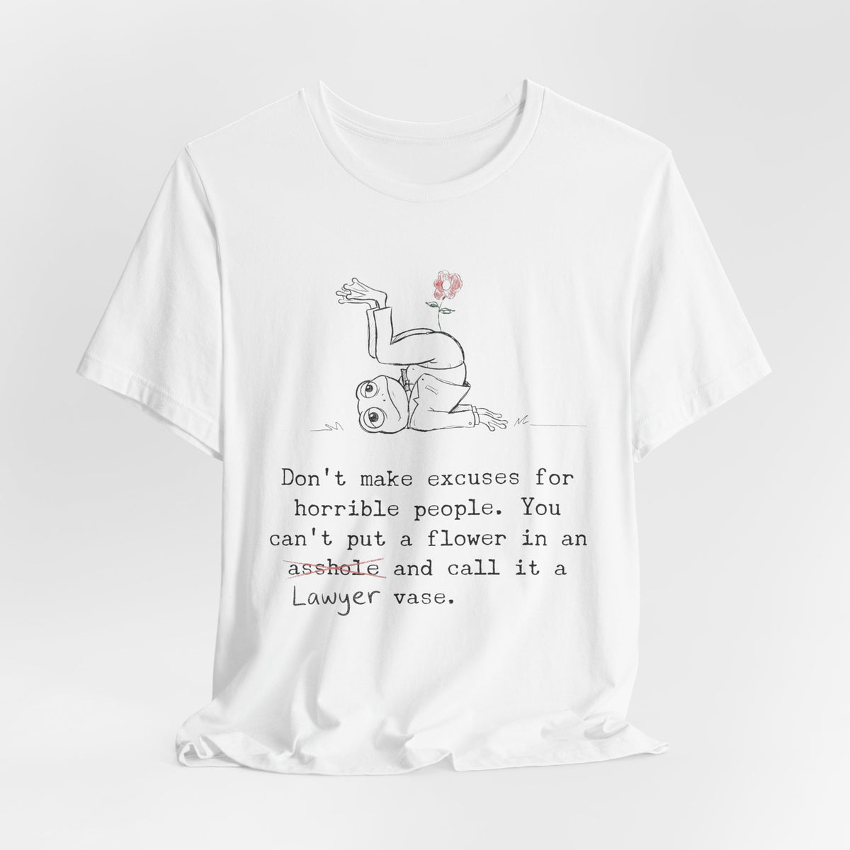 Lawyer Vase Law Frog Tee | Law Frog RN Esq.