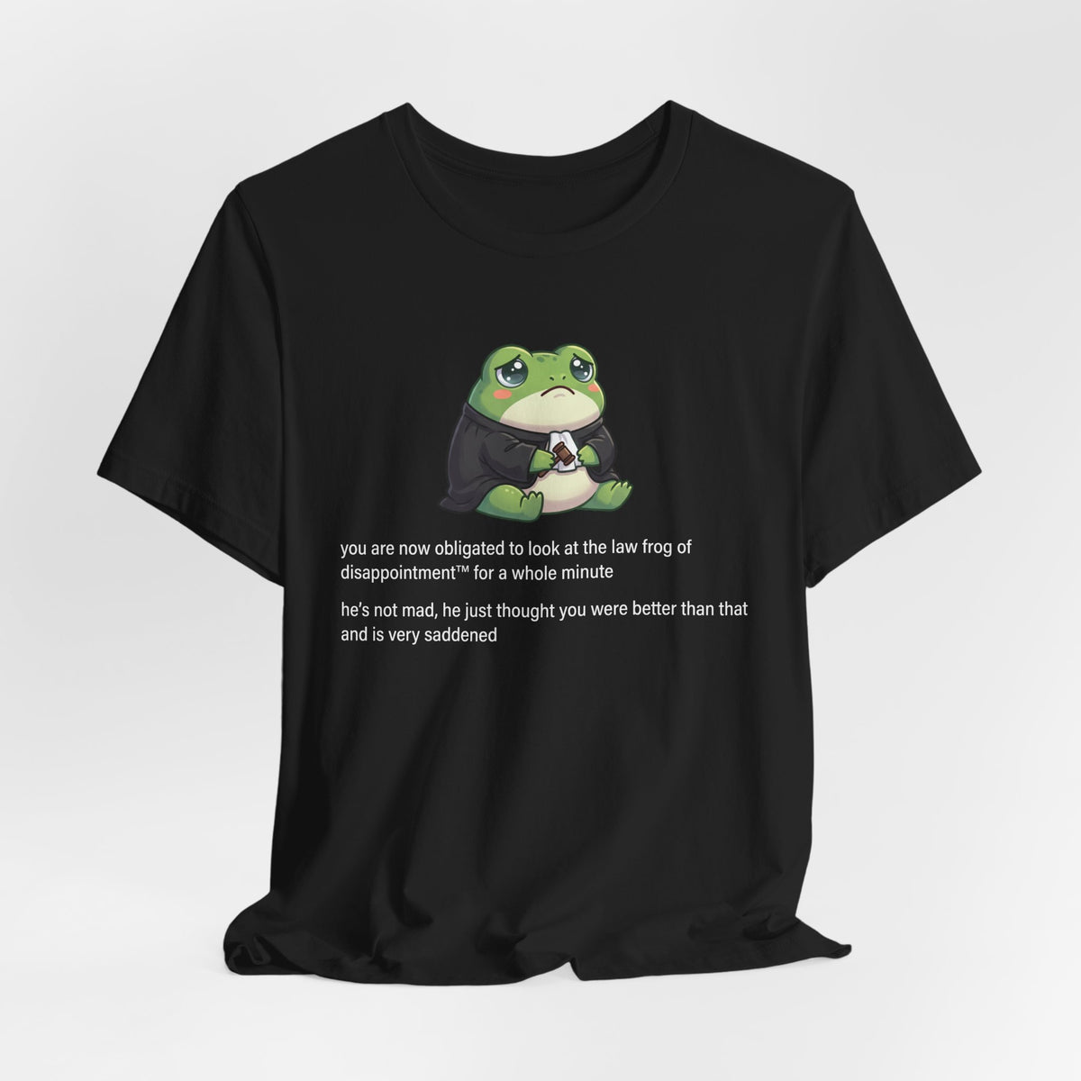 Law Frog of Disappointment Tee, Dark Colors | Law Frog RN Esq.