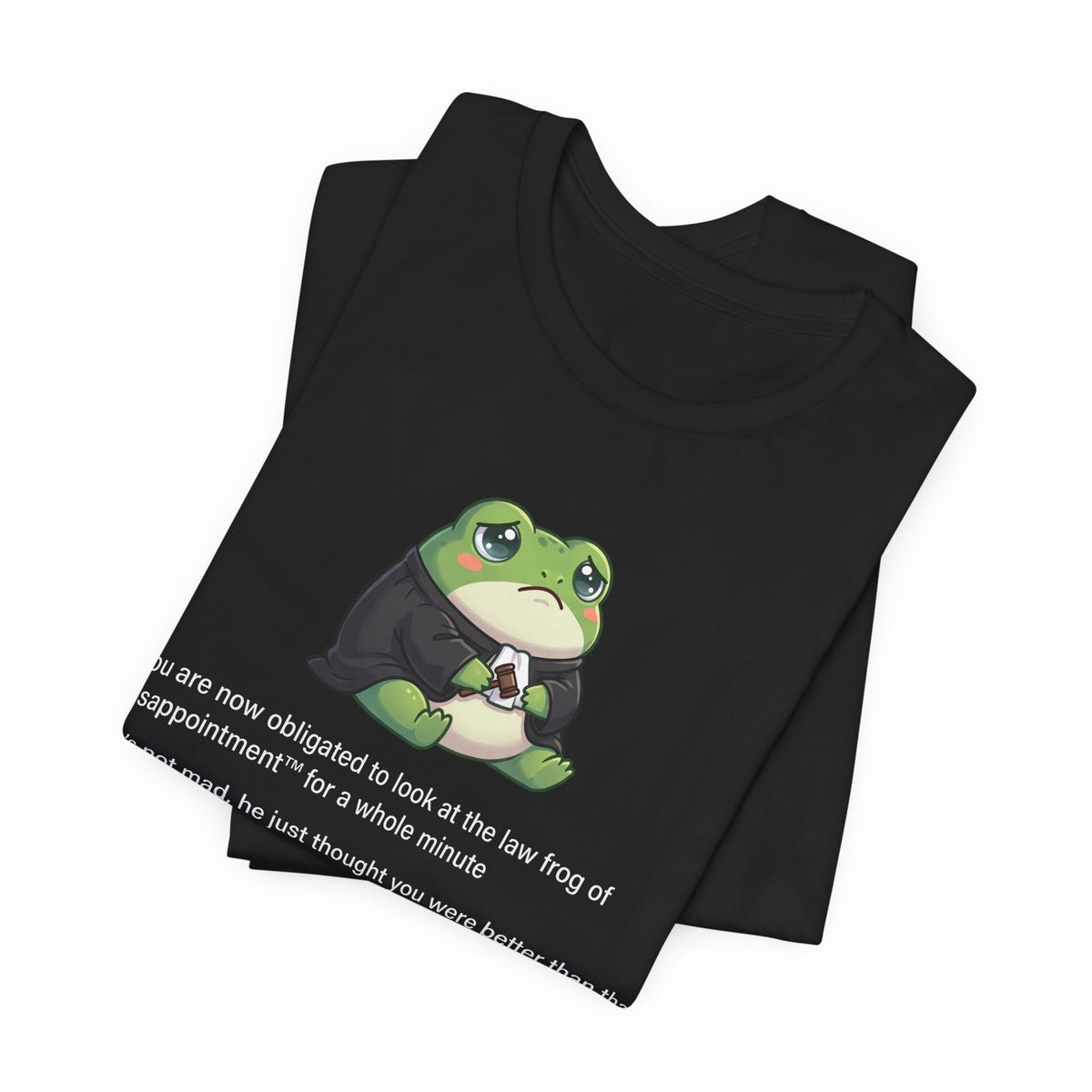 Law Frog of Disappointment Tee, Dark Colors | Law Frog RN Esq.