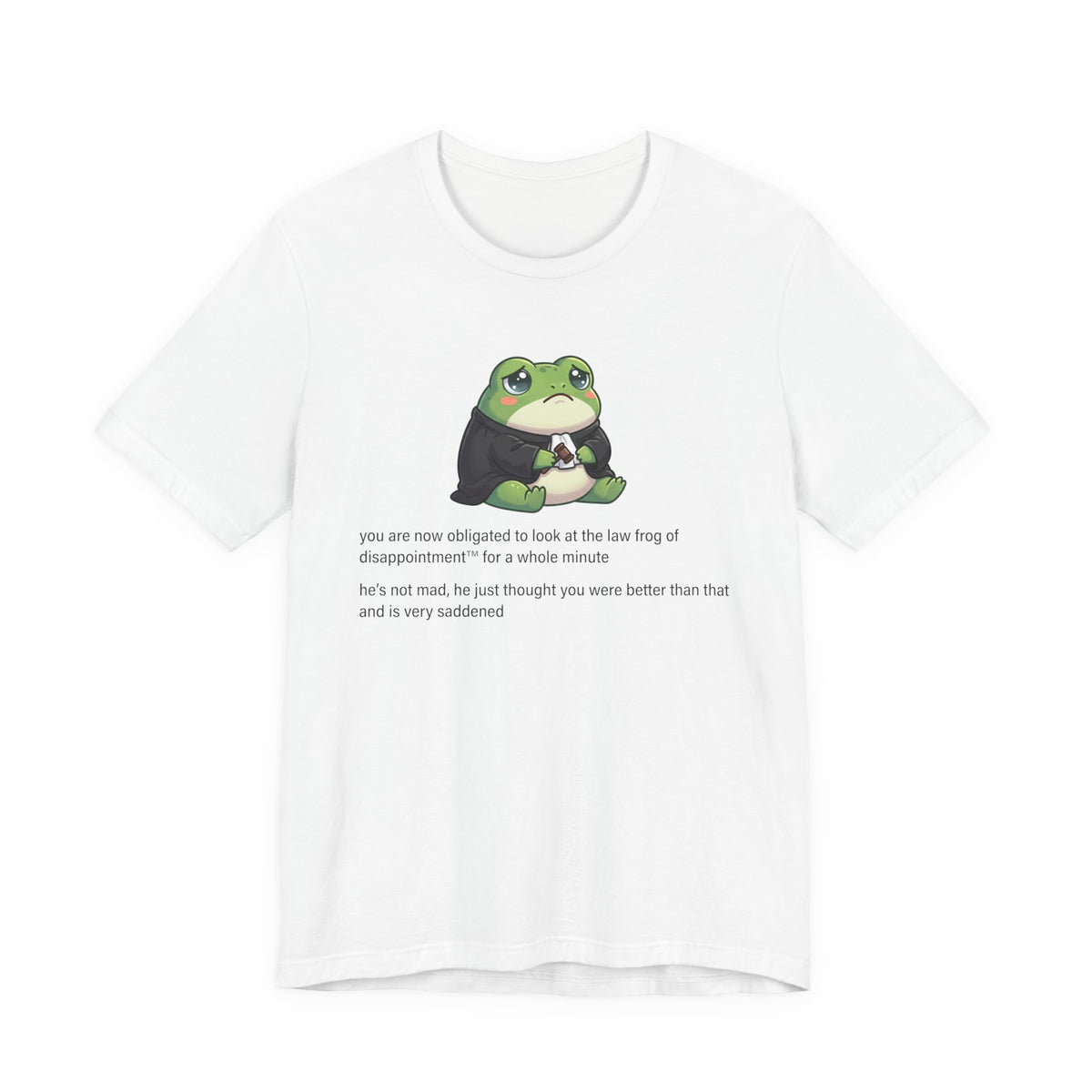 Law Frog of Disappointment Tee | Law Frog RN Esq.