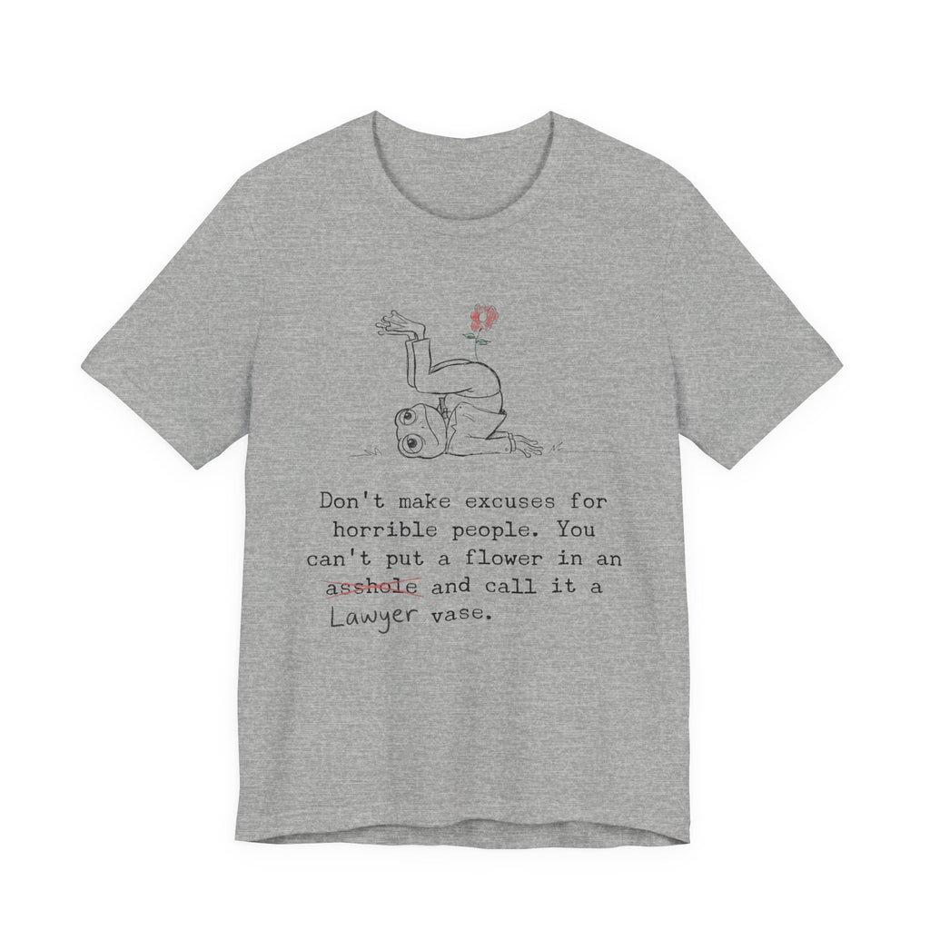 Lawyer Vase Law Frog Tee | Law Frog RN Esq.