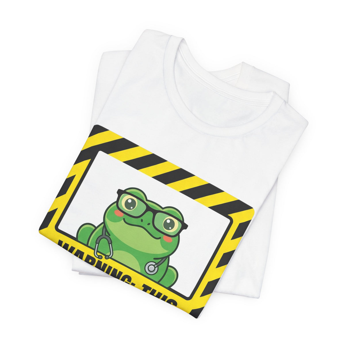 Warning: This Student Only Speaks in F-IRAC Law School Tee | Law Frog RN Esq.