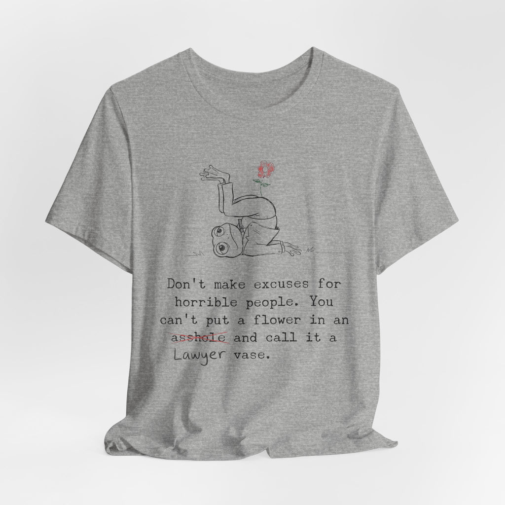 Lawyer Vase Law Frog Tee | Law Frog RN Esq.