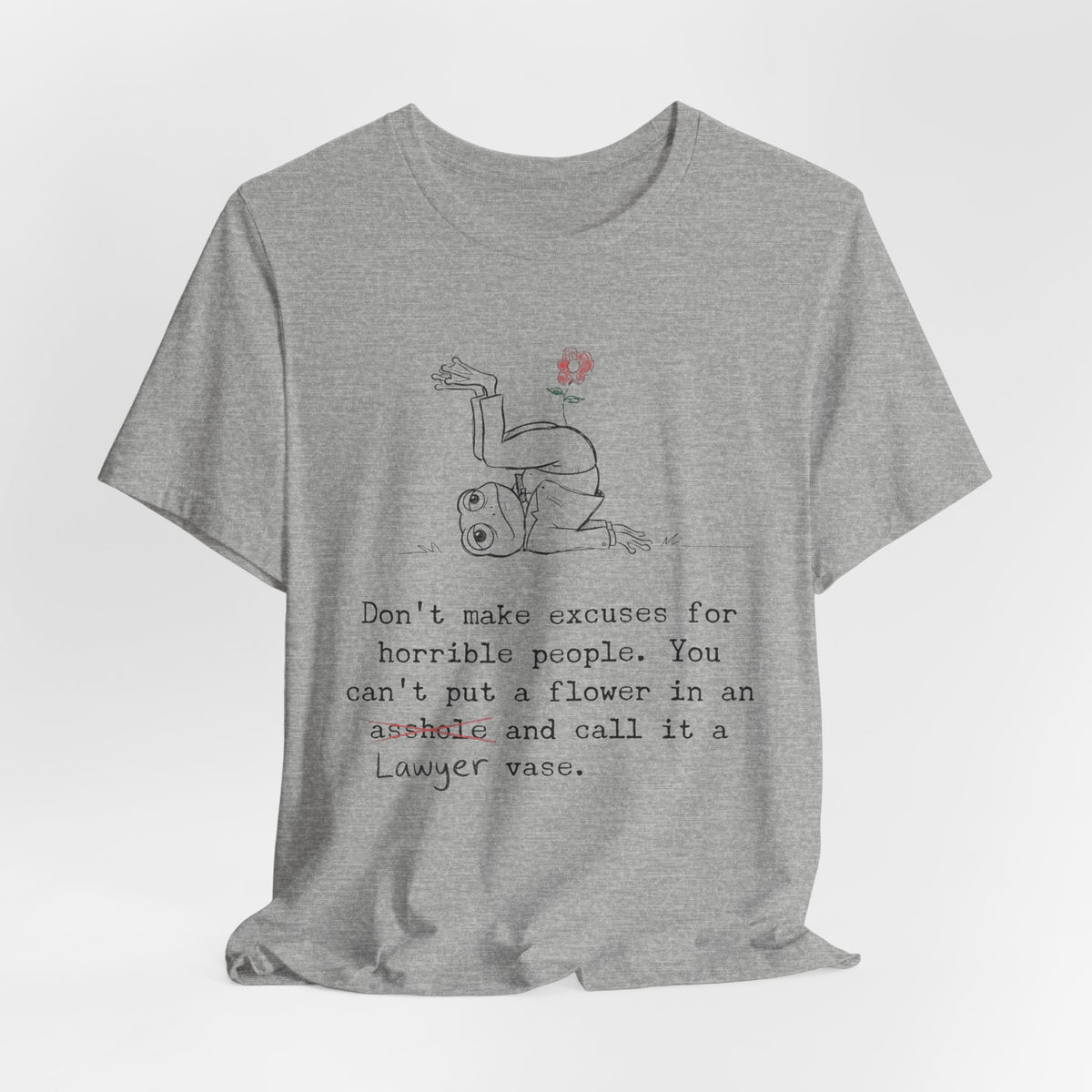 Lawyer Vase Law Frog Tee | Law Frog RN Esq.