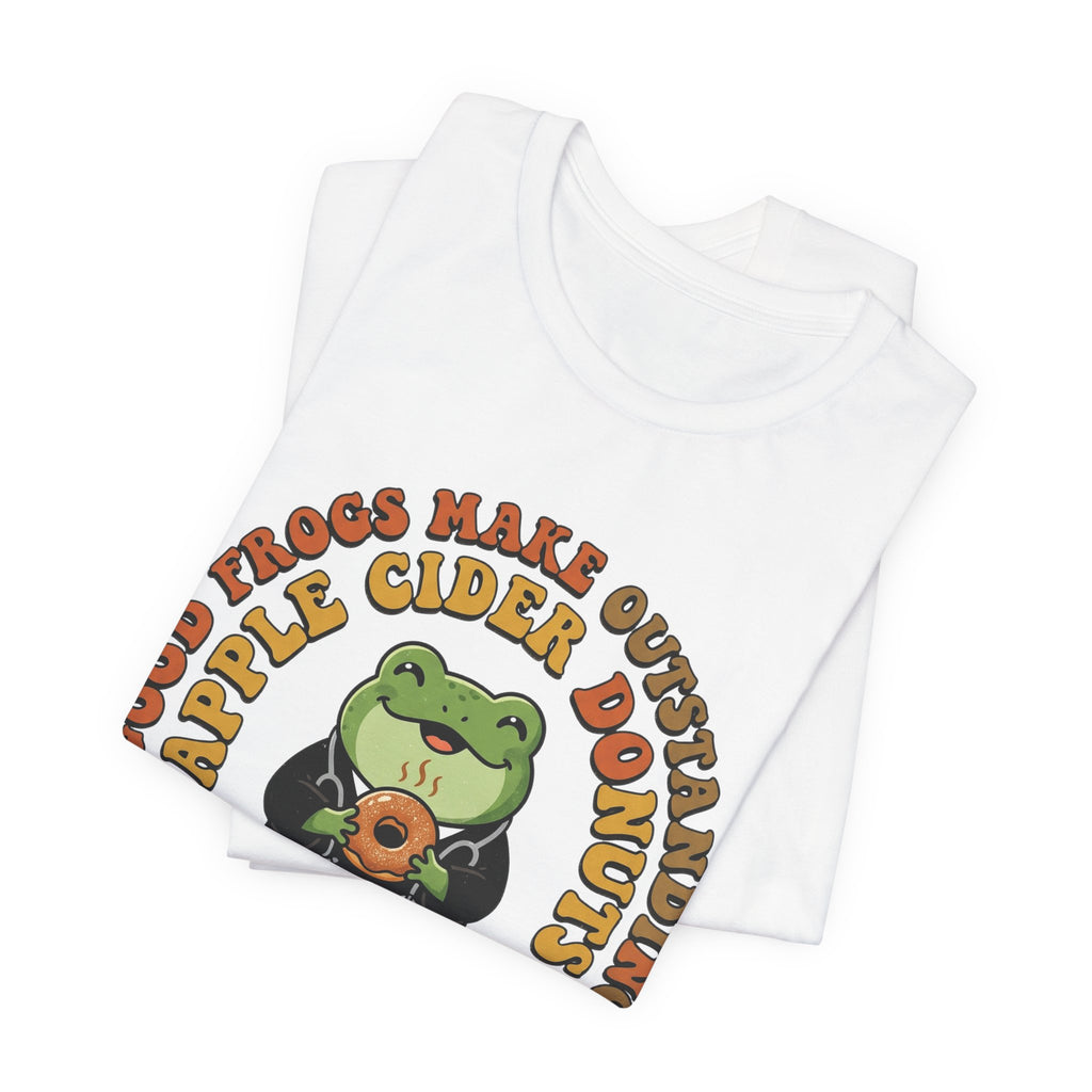 Good Frogs Make Outstanding Apple Cider Donuts Tee | Law Frog RN Esq.