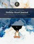 Holiday Heart Journal cover: Law Frog Self-Care guided journal