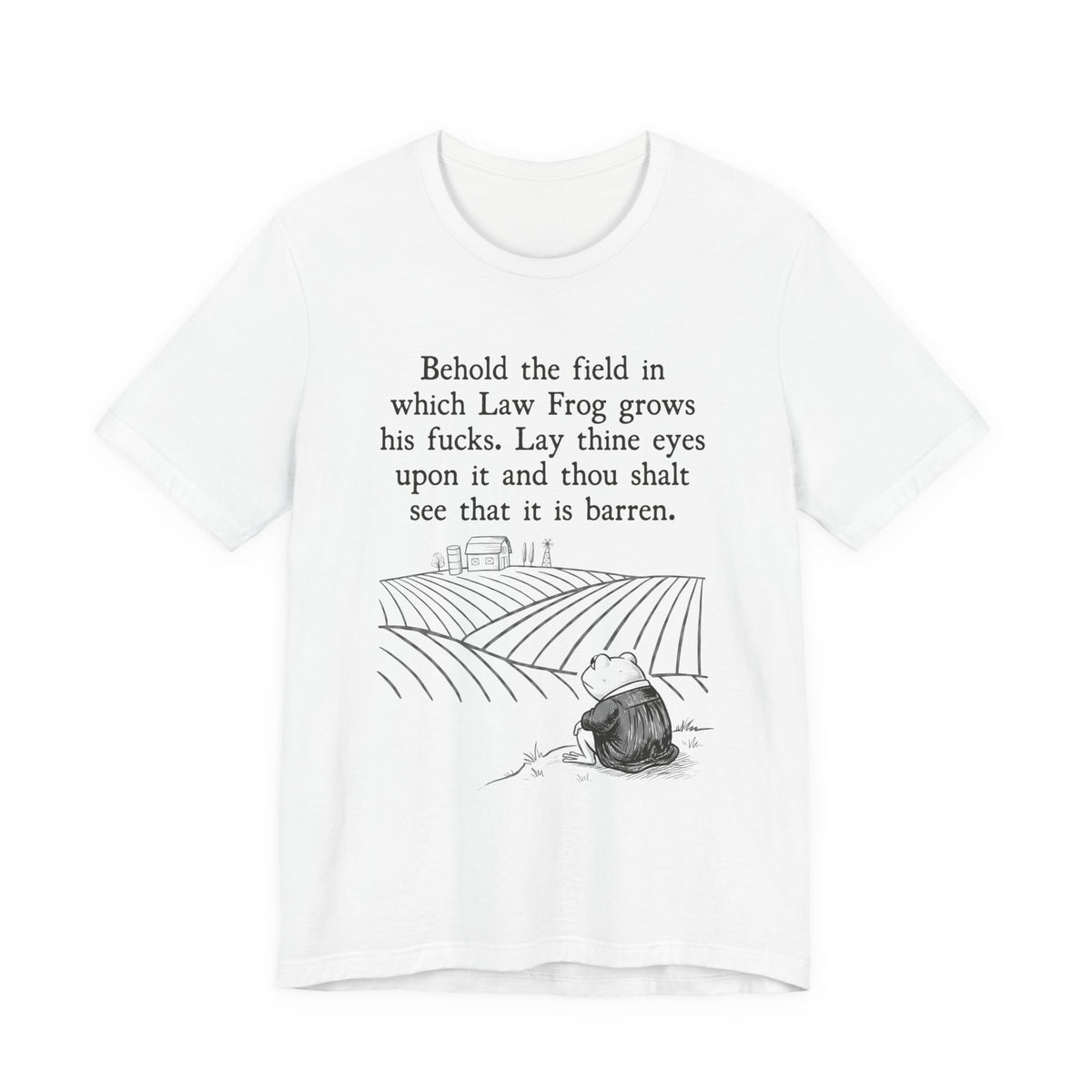 Behold the Field Law Frog Tee | Law Frog RN Esq.