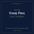 Law Frog Essay Coach Essay Pass, 30 days, two graders
