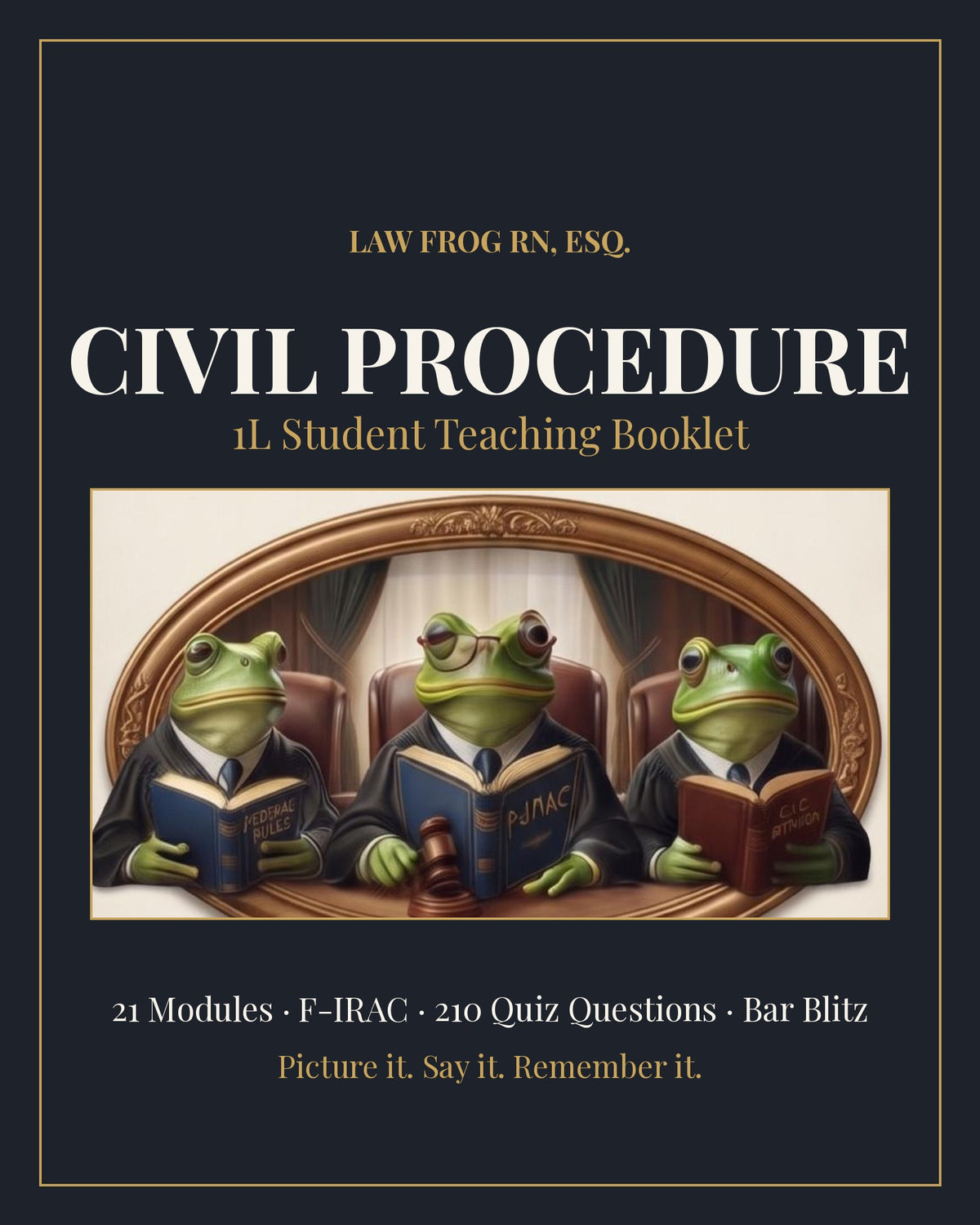 Civil Procedure 1L Student Teaching Booklet cover