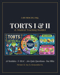 Torts I & II 1L Student Teaching Booklet cover
